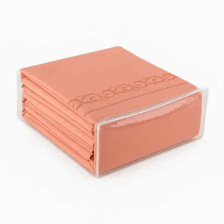 Kit 10 Saco Embalagem Organizador 45x35x15 Pvc Transparente com Zíper Guarda-Roupa