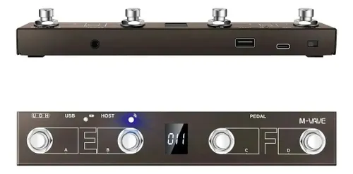 Controlador Midi Wireless Pedal Chocolate Plus E