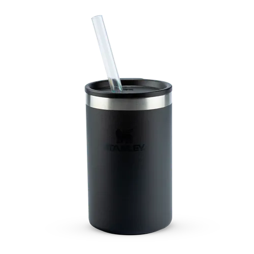 Copo Térmico 3 em 1 com tampa e canudo Black 2.0 Stanley 1913 | 296ML