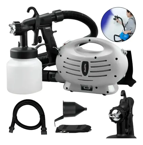 Pistola de Pintura com Compressor Elétrico 650w Belffe - 110V