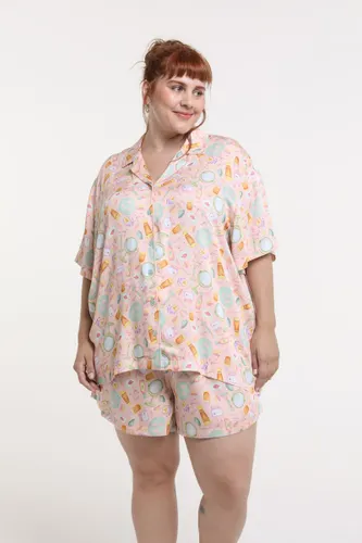 Camisa Pijama Estampa Skincare
