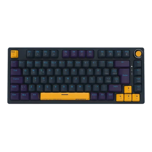 Teclado Mecânico PCYES Arkeum Sunset Edition 75% ABNT2 Outemu Blue AKSS75BBR
