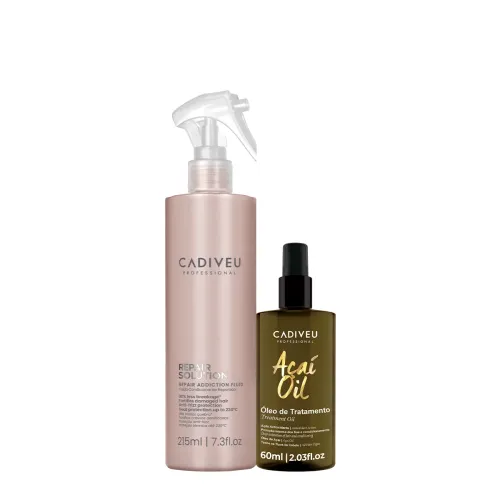 Kit Fluído Oil Açaí Cadiveu Professional Repair Solution 2 Unidades 60ml