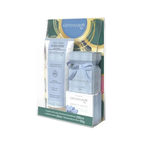 Kit Deo Colônia 20ml + Sabonete Vegetal 90 gr + Loção Hidratante 200ml