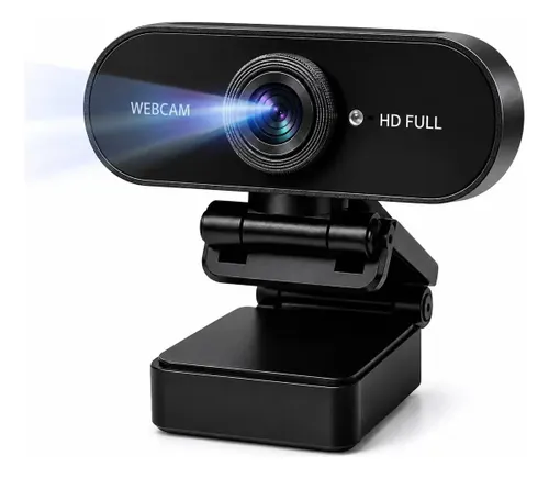 Webcam Câmera Full Hd 1080p Microfone Embutido Zoom 360° Usb 2.0 Videoconferência Reunião Streaming para PC Notebook