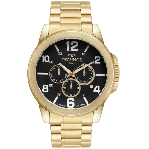 Relógio Technos Masculino Racer Dourado -  6P29AMD/1P