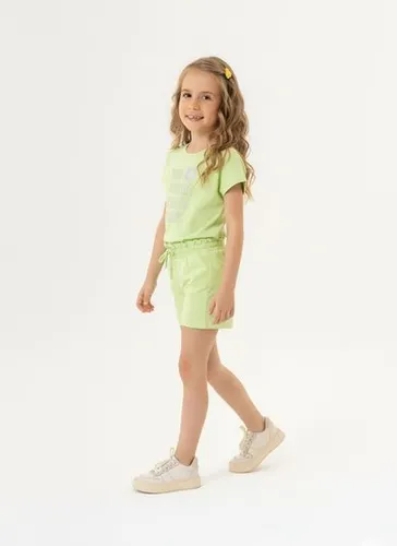 Conjunto Infantil para Menina em Molecotton (Verde) Guloseima