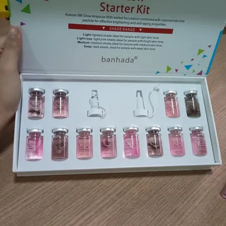 Bb Glow Starter Kit Sérum para peles rosadas - 12 Ampolas de 8ml