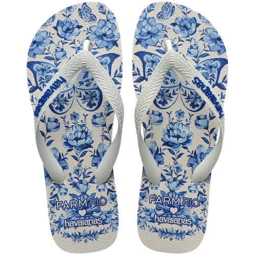 Chinelo Havaianas Farm Jardim de Porcelana