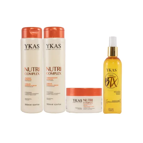 Kit Ykas Nutri Complex Trio Pequeno + Botox Capilar Líquido