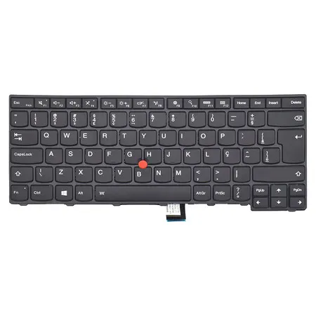 Teclado para Notebook compatível com Lenovo Thinkpad E431 ABNT2