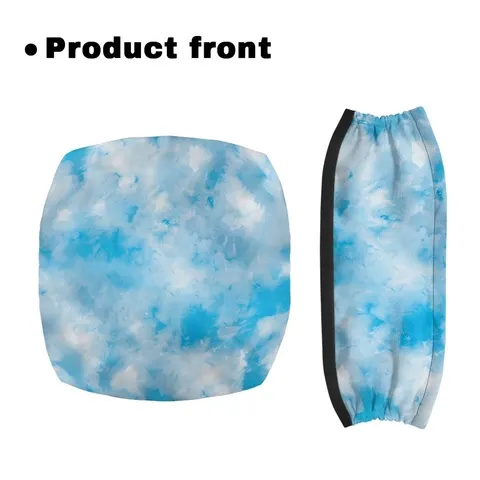 Capas de assento para andador Coloranimal Blue Tie Dye Art, 2 peças, em tecido de poliéster, para idosos