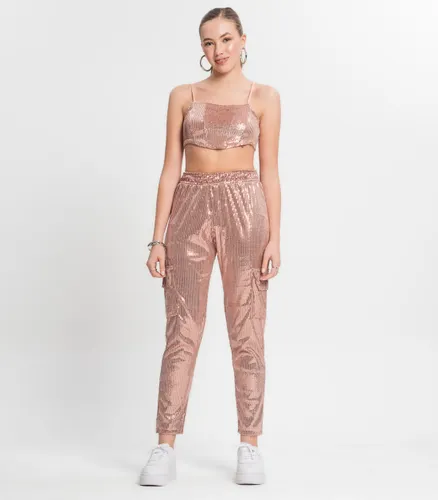 Calça Reta Juvenil em Paetê Minty - Moda Feminina e Masculina, Itens para Casa e Mais l Rovitex