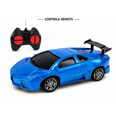 Carro de Controle Remoto Infantil Rally Z-Racer Seven 1:24 7 Funções Carrinho Esportivo