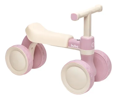 Bicicleta de Equilibrio Rosa com Som sem Pedal 18824 - Buba