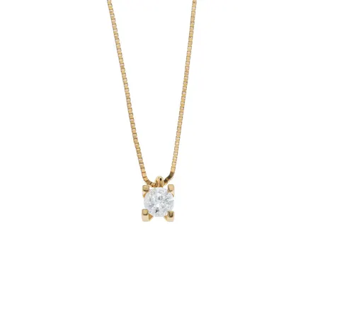 Colar Ponto de Luz Diamante em Ouro 18k