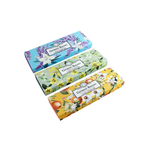 Kit 3 Sabonetes em Barra Giorno Bagno Flor de Laranjeira e Vetiver 100g