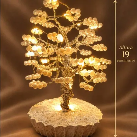 Luminária Arvore de Led fio de fada