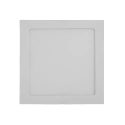Plafon Led de Embutir Quadrado Branco 18w Panel - LED BRANCO FRIO (6000K)