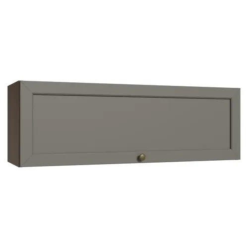 Armário Aéreo 100 cm 1 Porta Basculante Rustic/Cinza Vik Madesa