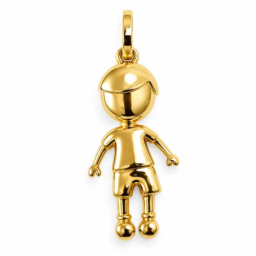 Pingente Menino em Ouro 18K