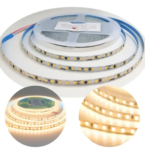 10m Fita Led 120led/m Direta Energia para Perfil Cor da luz Branco-quente
