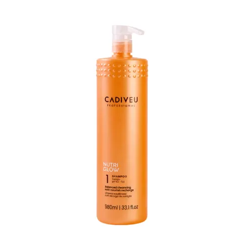 Shampoo Nutri Glow sem Sulfato Cadiveu Nutri Glow 980ml