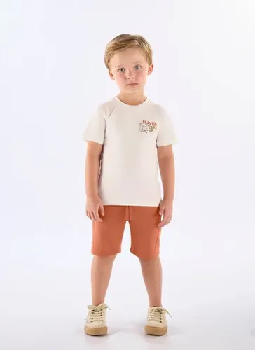 Conjunto Infantil Masculino Off White