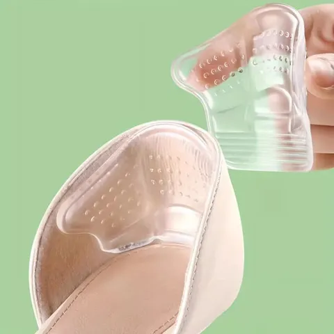 Almofada de Silicone para Calcanhar, Amortecedora de Impacto Esportiva, Antiderrapante, Protetores de Calcanhar, Inserções Ajustáveis para Calçados, para Tênis e Caminhada Diária