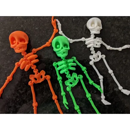 Brinquedo Anti Stress para Adultos e Crianças Esqueleto Flexivel Caveira Skull