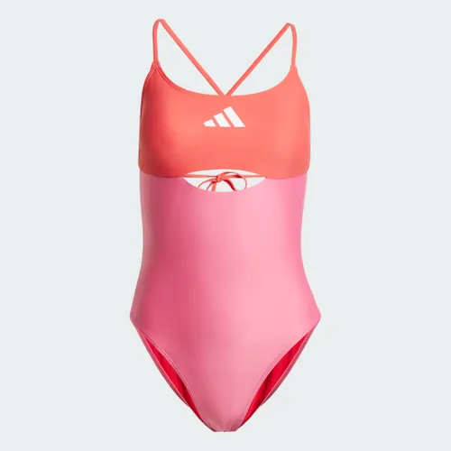 Maiô Colorblock X-back Acolchoado Mulher adidas