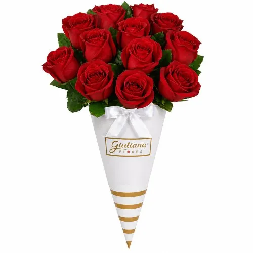 Buquê Magnífico de Rosas Vermelhas
