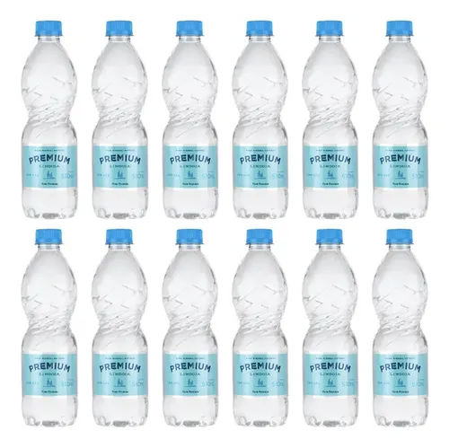 Água mineral Premium Lindoia 510ml sem gás pacote x 12 u