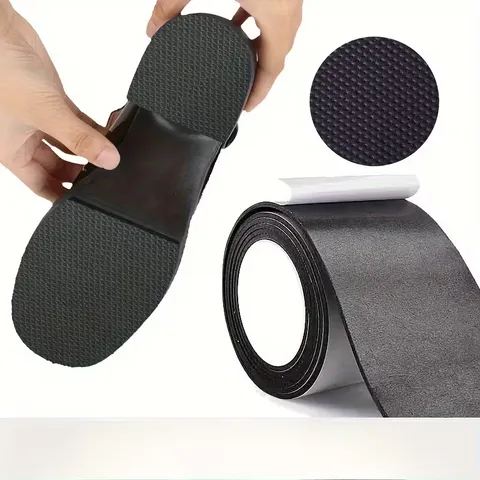 YITAPE Protetor de Sola de Sapato Autoadesivo Antiderrapante Redutor de Ruído Fita de Reparo para Saltos Altos e Tênis Adesivo Antidesgaste 5/10CM