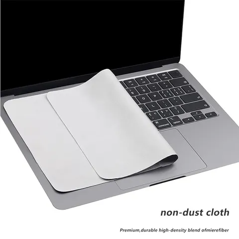 Capa de microfibra para teclado, capa protetora contra poeira para macbook pro 15-16 polegadas air 15, pano protetor ultrafino à prova d'água para teclado