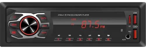 MP3 Player First Option 6688 Som Automotivo Radio Bluetooth 25W FM USB Pen Drive BT Carro Caminhonte 1 Din Caixa Bob Saida RCA