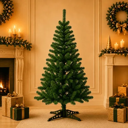 Arvore de Natal 120cm 120 Galhos Verde Decoração Pinheiro Canadense