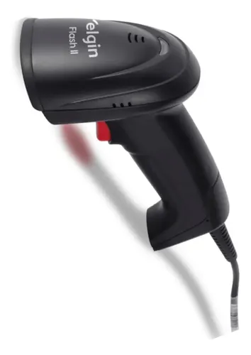 Leitor de Código de Barras Flash 2 1d Usb Elgin Cor Preto