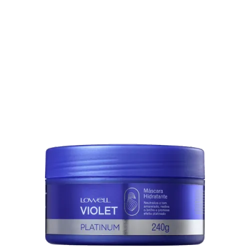 Máscara Matizadora Lowell Violet Platinum 240g