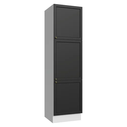 Paneleiro 60 x 60 cm 3 Portas Branco/Preto Vik Madesa