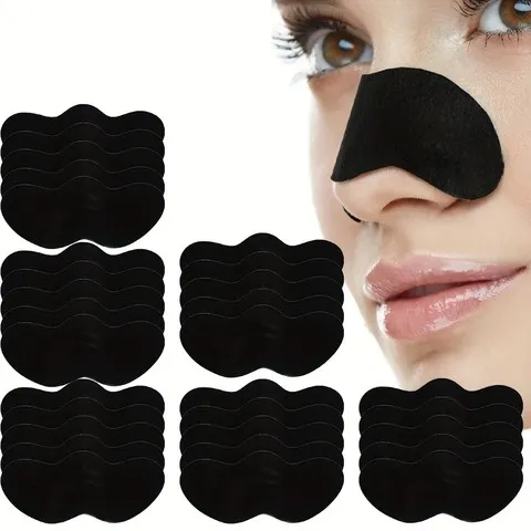 10/20/50/100 Peças de Adesivos para Limpeza Profunda dos Poros e Cravos - Adesivo para Limpeza do Nariz, Ferramenta de Cuidado Facial