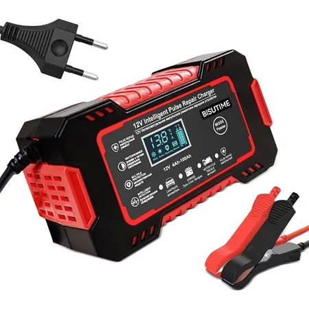 Carregador e Reparador de Bateria Carro Moto Van 12v 6a Top