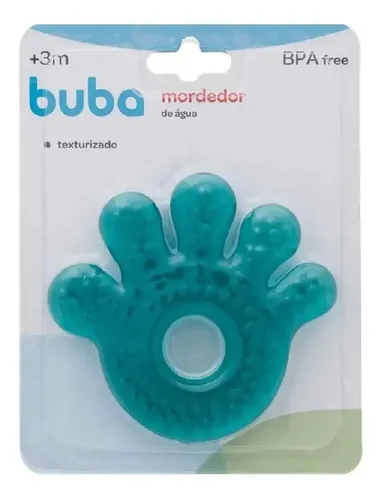 Mordedor de Agua Mãozinha Vermelho 7231 - Buba Cor Verde Liso