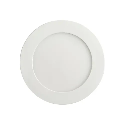Plafon Led de Embutir Redondo Branco 6w Ø12cm Panel - LED BRANCO NEUTRO (4000K)