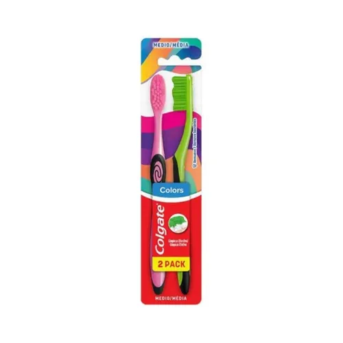 Escova Dental Colgate Colors Média C/2