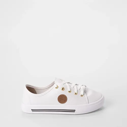 Tênis Casual Feminino Moleca Branco