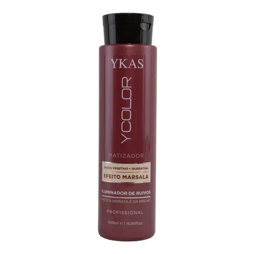 Máscara Ykas YColor Matizador Marsala 500 ml