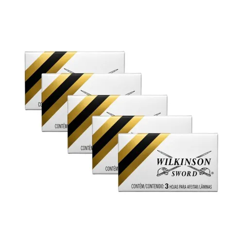 Kit Lâmina de Barbear Wilkinson Sword - 5 Unidades