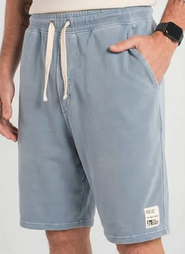 Bermuda Masculina em Moletinho com Cordão Ajustável (Azul) The Philippines