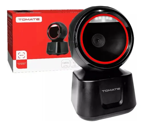 Leitor Código de Barras Fixo Usb 1d2d Qr Code Danfe Ean Cor Preto x